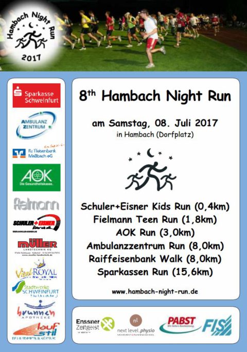 Hambach Night Run @ Dittelbrunn | Bayern | Deutschland