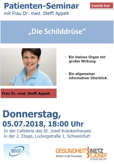 Patientenseminar: Die Schilddrüse @ Krankenhaus St. Josef | Schweinfurt | Bayern | Deutschland